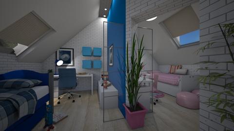Attic bedroom - by Iren Csicsai