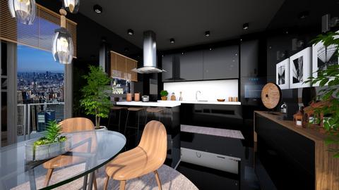 Black Kitchen by Su Silva - Kitchen  - by susilva