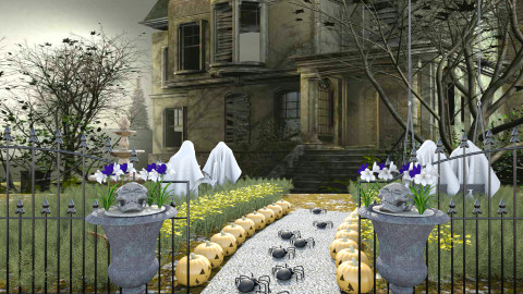 halloween party - Garden  - by ilpiccio