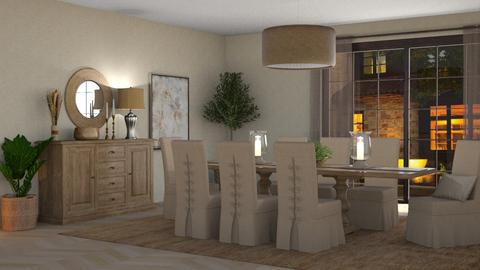 LINEN dining room - Dining room  - by nat mi