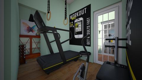 new home gym - Country - Office  - by Stephanie Felix