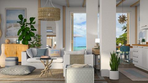 beach condo - Living room  - by AnVie