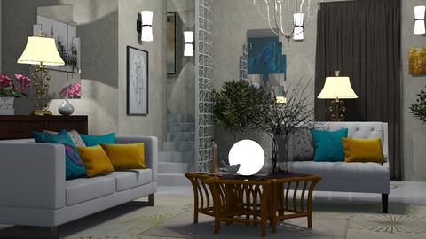 Blue gold and silver - by Lindy_Designs