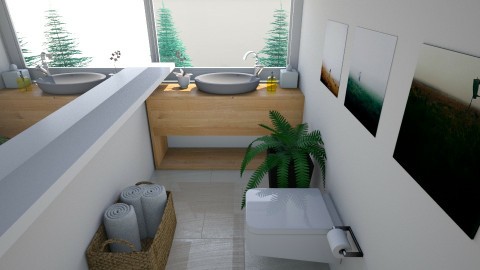 Guest Bathroom 2 - Minimal - Bathroom  - by daniellelouw