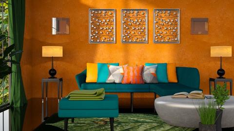 Colourful Cushions - Living room  - by MsEclectic