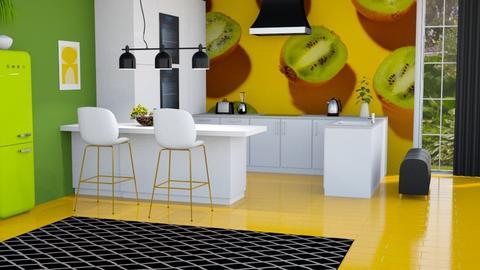 Kiwi 2 - Kitchen  - by MsEclectic