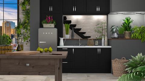 Urban Jungle Cooking - Kitchen  - by LB1981