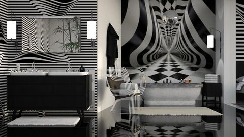 OP_Art Bathroom - Bathroom  - by milyca8