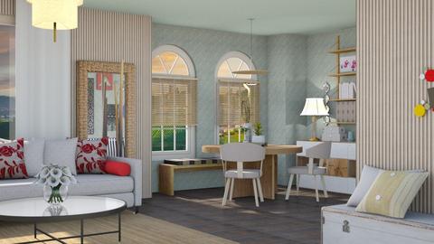 Linen and wood - Dining room  - by Mormbly 