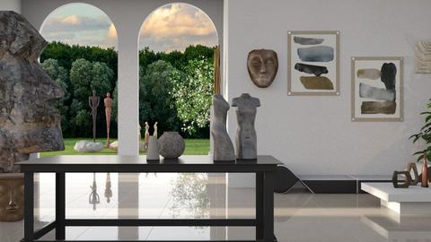 sculptor_s atelier garden - by AnVie