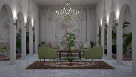 Palm lobby - by Katydidnot