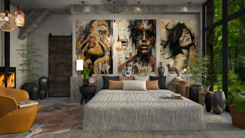Master bedroom - by AndreaLivingStyle