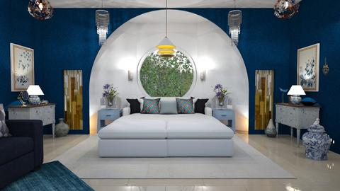 Blue and White - by Lindy_Designs