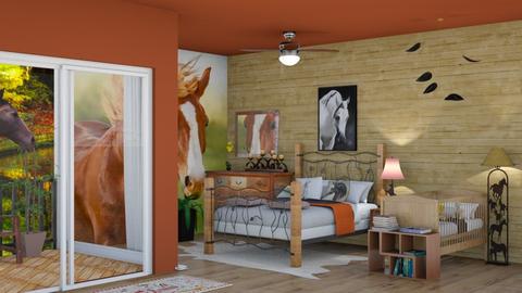 horse lover - Country - Bedroom  - by evalackovic11