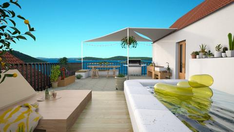 rooftop terrace - Garden  - by marinmarin