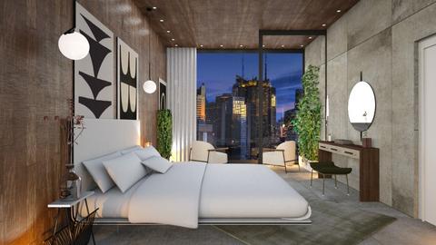SKYLINE SLEEPING - Bedroom  - by zarky