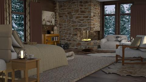 Animal sleeping - Bedroom  - by nat mi