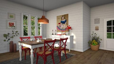 Country Girl - Dining room  - by gretaponte