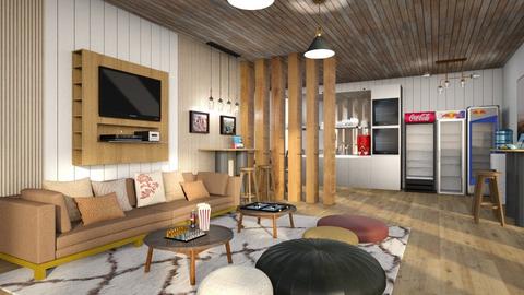 Barn Hostel Commonroom - by kmowsley