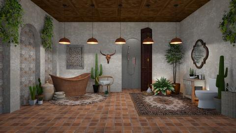 Mexican Bathroom - Bathroom  - by realle