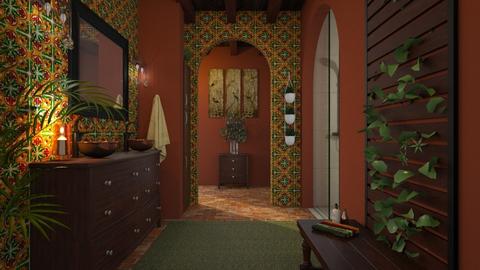 Mexican Bathroom - by Rubyrose1963