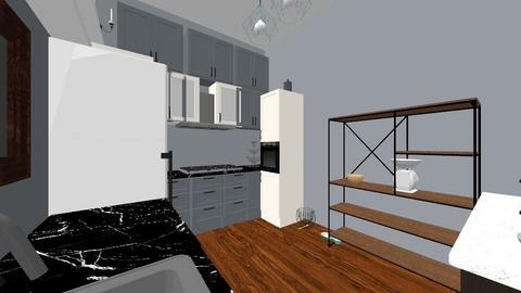 Cocina definitiva isla  - Minimal - Kitchen  - by anaamado21