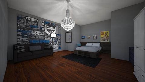 master bedroom - Retro - Bedroom  - by samgentry2004