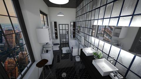 Industrial - Modern - Bathroom  - by Irishrose58