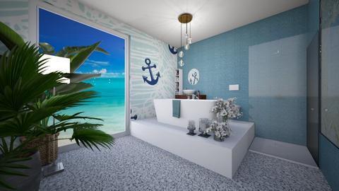 ocean  - Modern - Bathroom  - by monek299