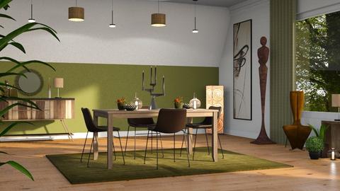 S l i m - Dining room  - by MsEclectic