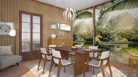 Wall mural  - Dining room  - by milyca8