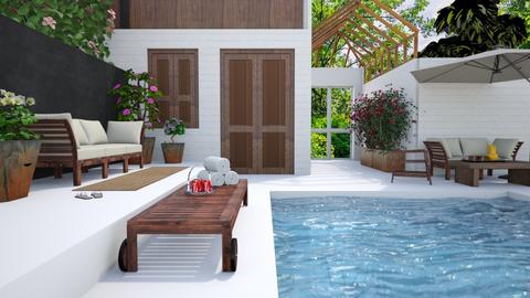 Backyard pool  - Garden  - by Thrud45