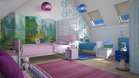 Attic bedroom - Bedroom  - by milyca8