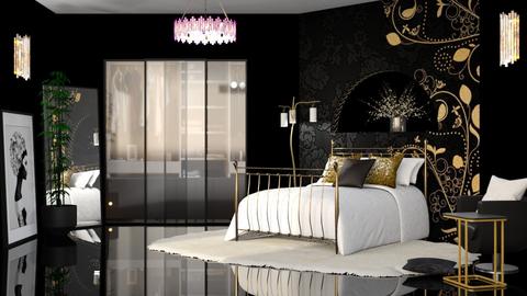 Black Gold And White - by Ally Carmody