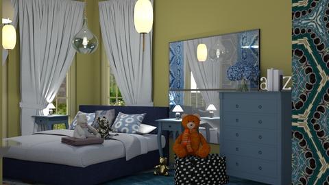 Beary MaximalistBedroom   - by Lindy_Designs