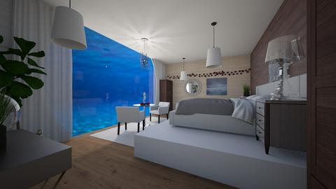 Underwater Bedroom - Modern - Bedroom  - by Eli_Anna