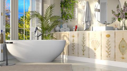Tiles II - Bathroom  - by Ally Carmody