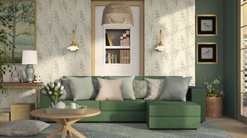 cozy sofa - Living room  - by AnVie