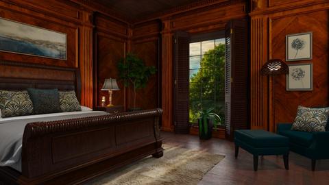 Maximalist Bedroom - by Rubyrose1963