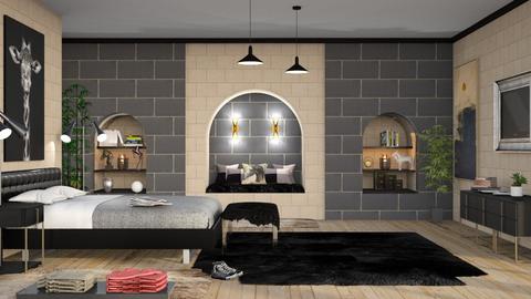 Young mans room - Bedroom  - by milyca8