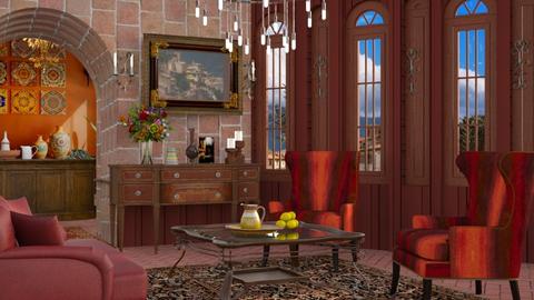 Mediterranean - Living room  - by milyca8