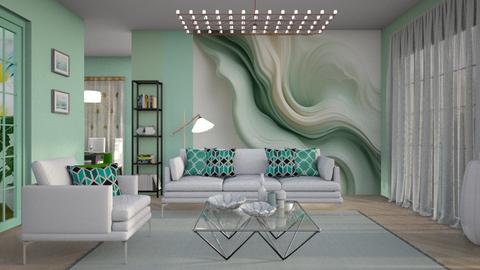 Wave pattern - Living room  - by milyca8