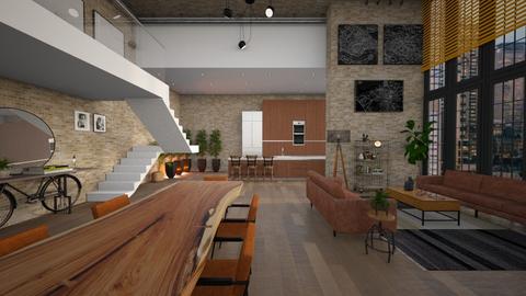 Old Factory Modern - Living room  - by diegobbf