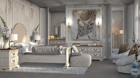 Girl with pearl hair - Vintage - Bedroom  - by ZsuzsannaCs