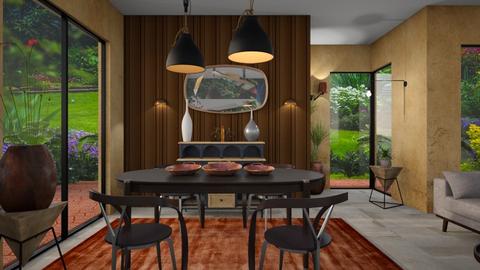 Slim dining _ new - Dining room  - by milyca8