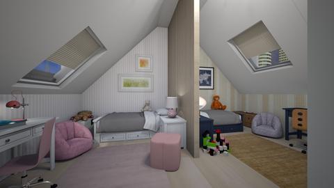 Attic bedroom - Kids room  - by Thrud45