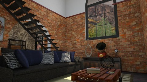 modern rustic - Rustic - Living room  - by Brubs Schmitt