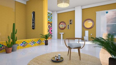 Mexico Inspired - Bathroom  - by MsEclectic