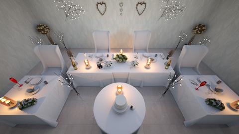 Wedding Dinner Table - Modern - Dining room  - by Irishrose58